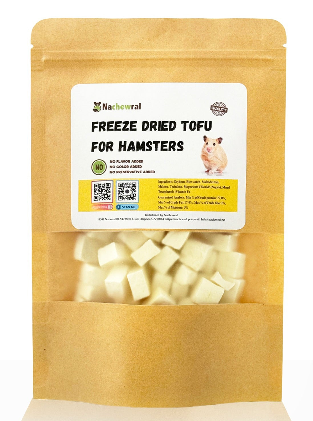 Freeze-Dried Tofu for Hamster, Rabbit and small animals 28g