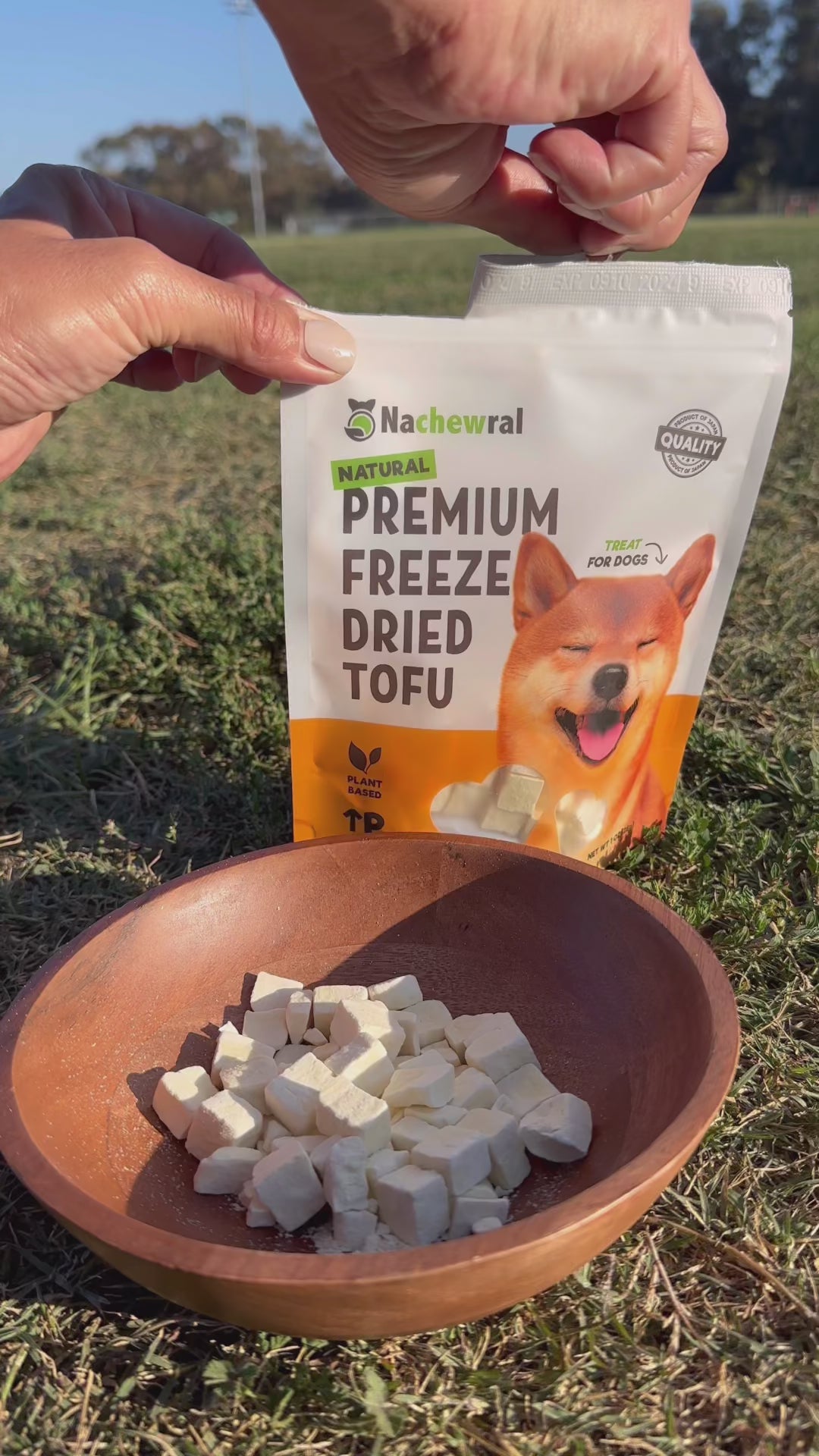 Premium Tofu Dog Treats Low Cal Gluten Free